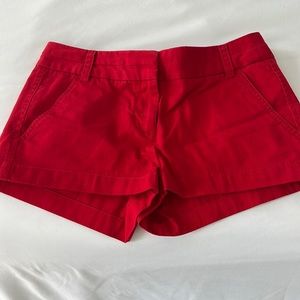 J. Crew Chino Red Shorts